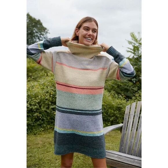 Anthropologie - Daily practice sweater turtleneck dress size S - Picture 1 of 16